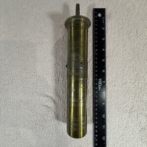 Garanti 19th Century Turkish Ottoman Brass Coffee Grinder Mill Vintage READ